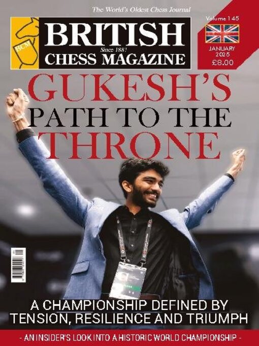 Title details for British Chess Magazine by British Chess Magazine Limited - Available